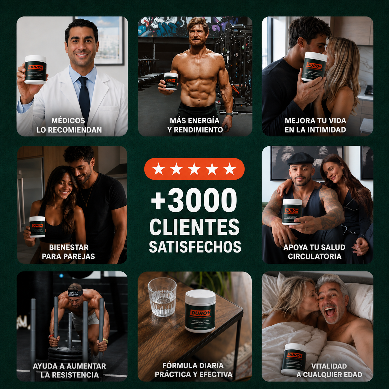 DURO+™ | Potenciador del rendimiento sexual